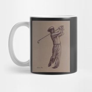 Ben Hogan - pencil drawing of the great golf master Mug